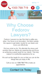 Mobile Screenshot of fedorovfamilylawyers.com.au